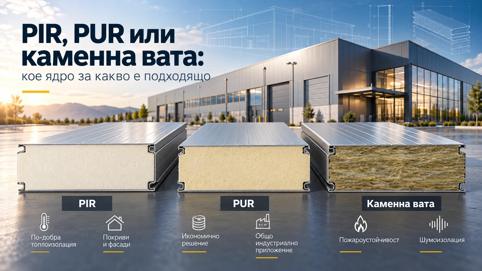 кога е добре да изберете PIR панели